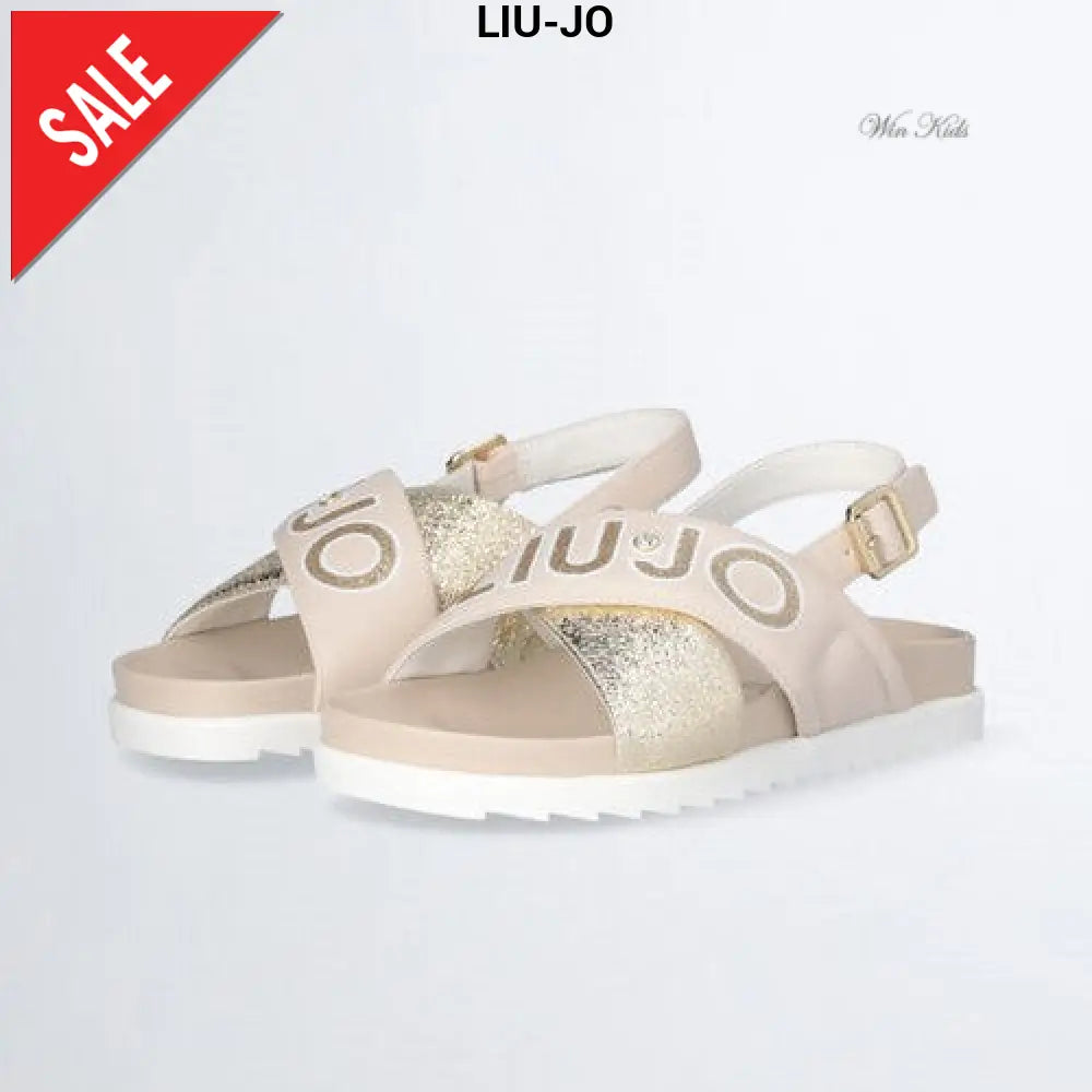 Sandali LIU JO beige e oro 25 - 37 Sandali