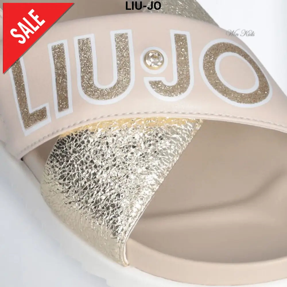 Sandali LIU JO beige e oro 25 - 37 Sandali