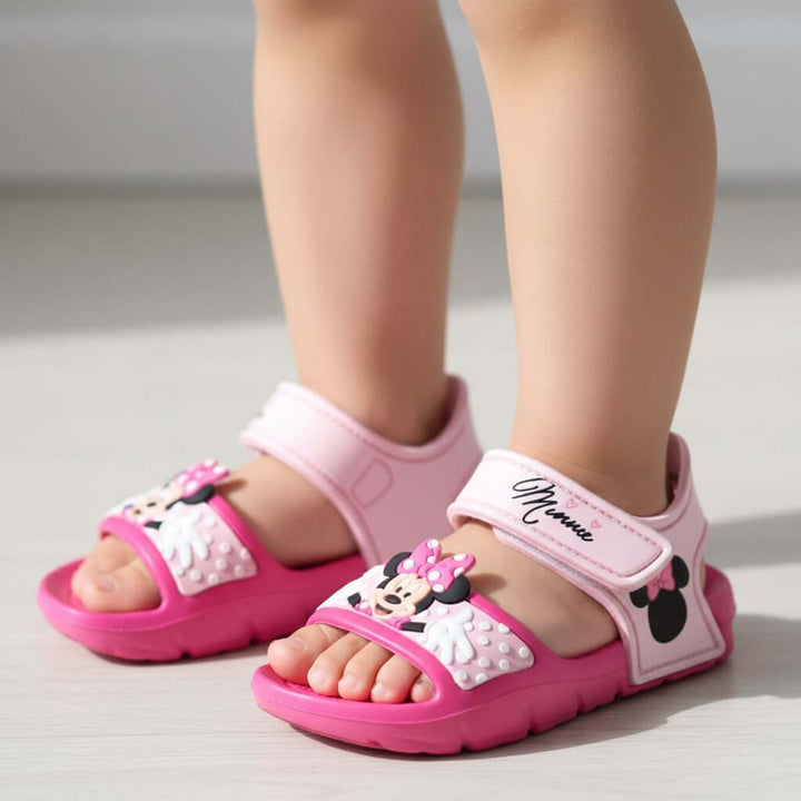 Sandali in gomma Disney Minnie rosa taglie 29-32