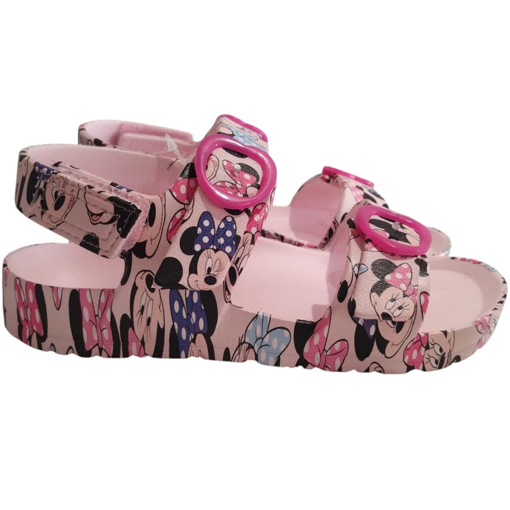Sandali DISNEY Minnie in gomma rosa regolabili taglie 28-29