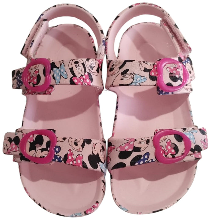 Sandali DISNEY Minnie in gomma rosa regolabili taglie 28-29