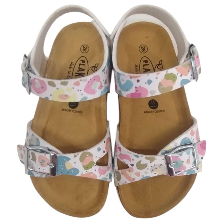 Sandali PLAKTON bambina fantasia arcobaleno taglie 24 - 35
