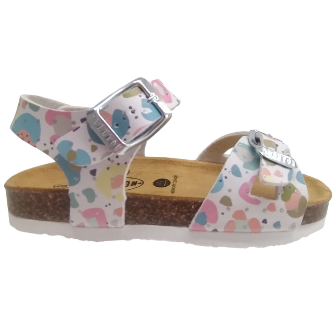 Sandali PLAKTON bambina fantasia arcobaleno taglie 24 - 35