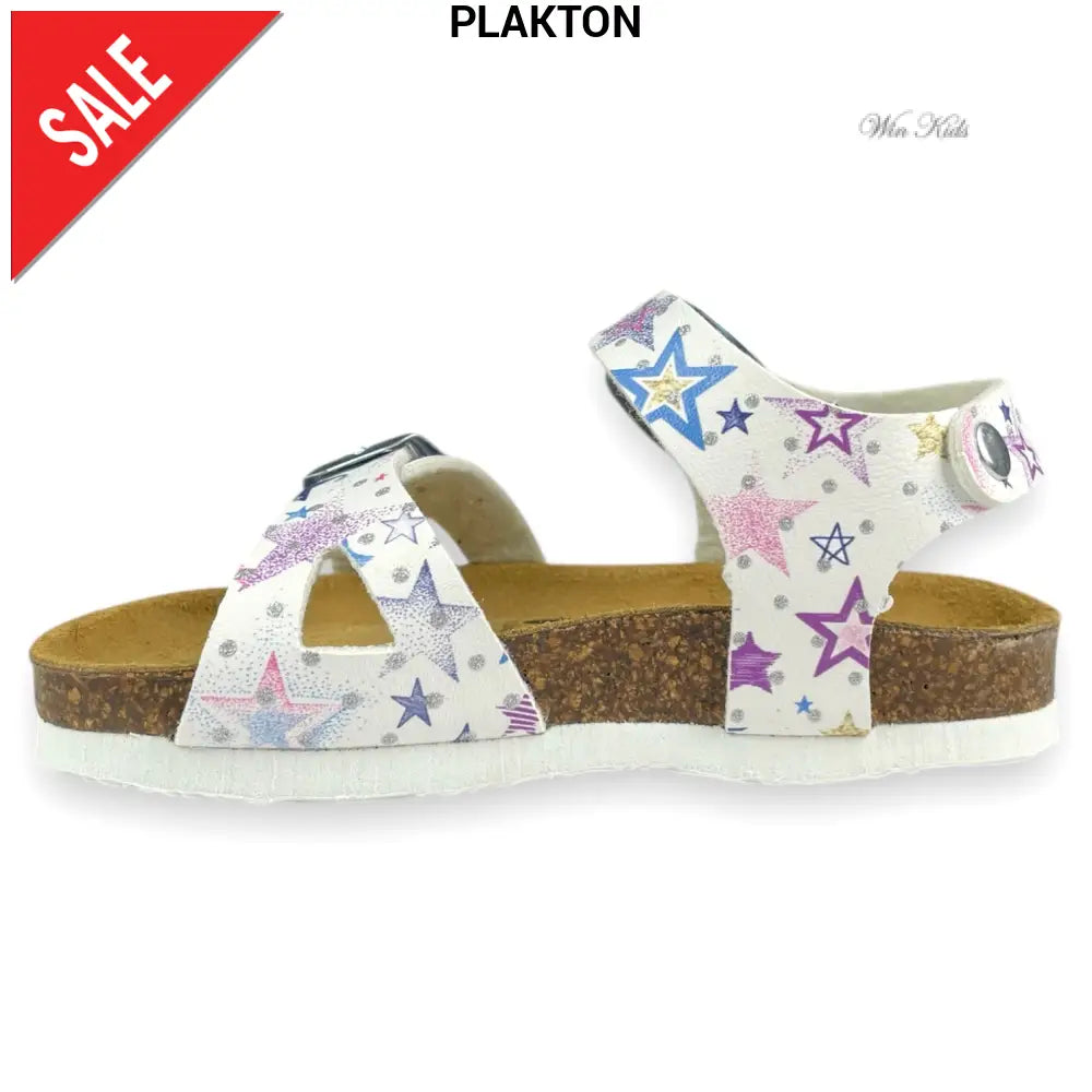 Sandali PLAKTON bambina con stampa stelle dal 24 al 35 Sandali