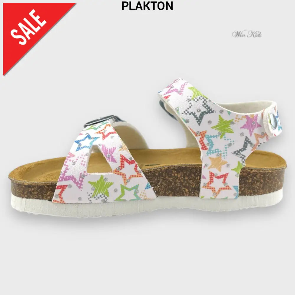 Sandali PLAKTON bambina con stampa stelle dal 24 al 35 Sandali