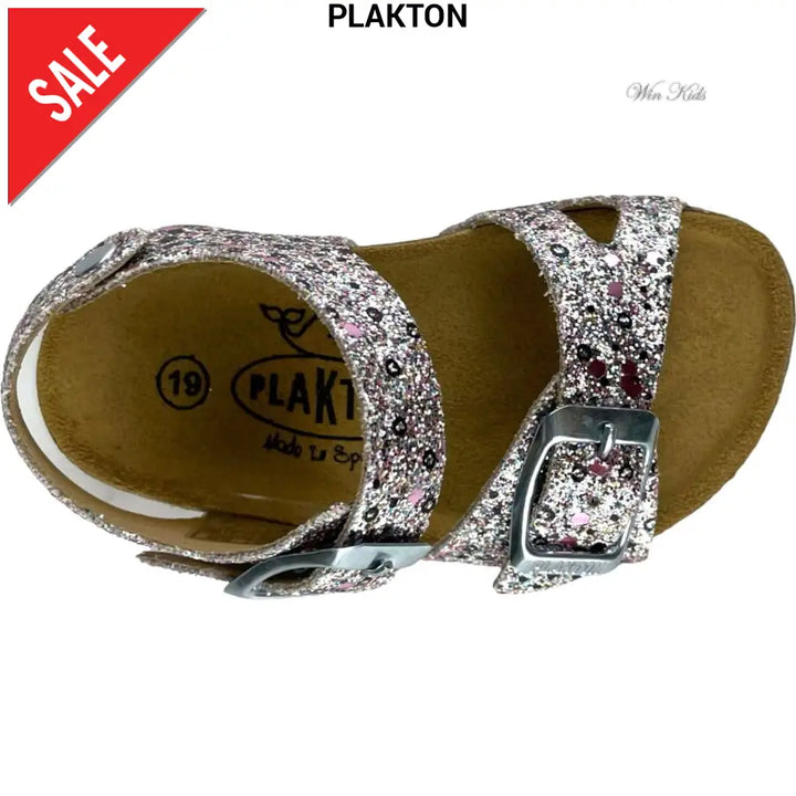 Sandali PLAKTON bambina glitter multicolore 19 - 24 Sandali