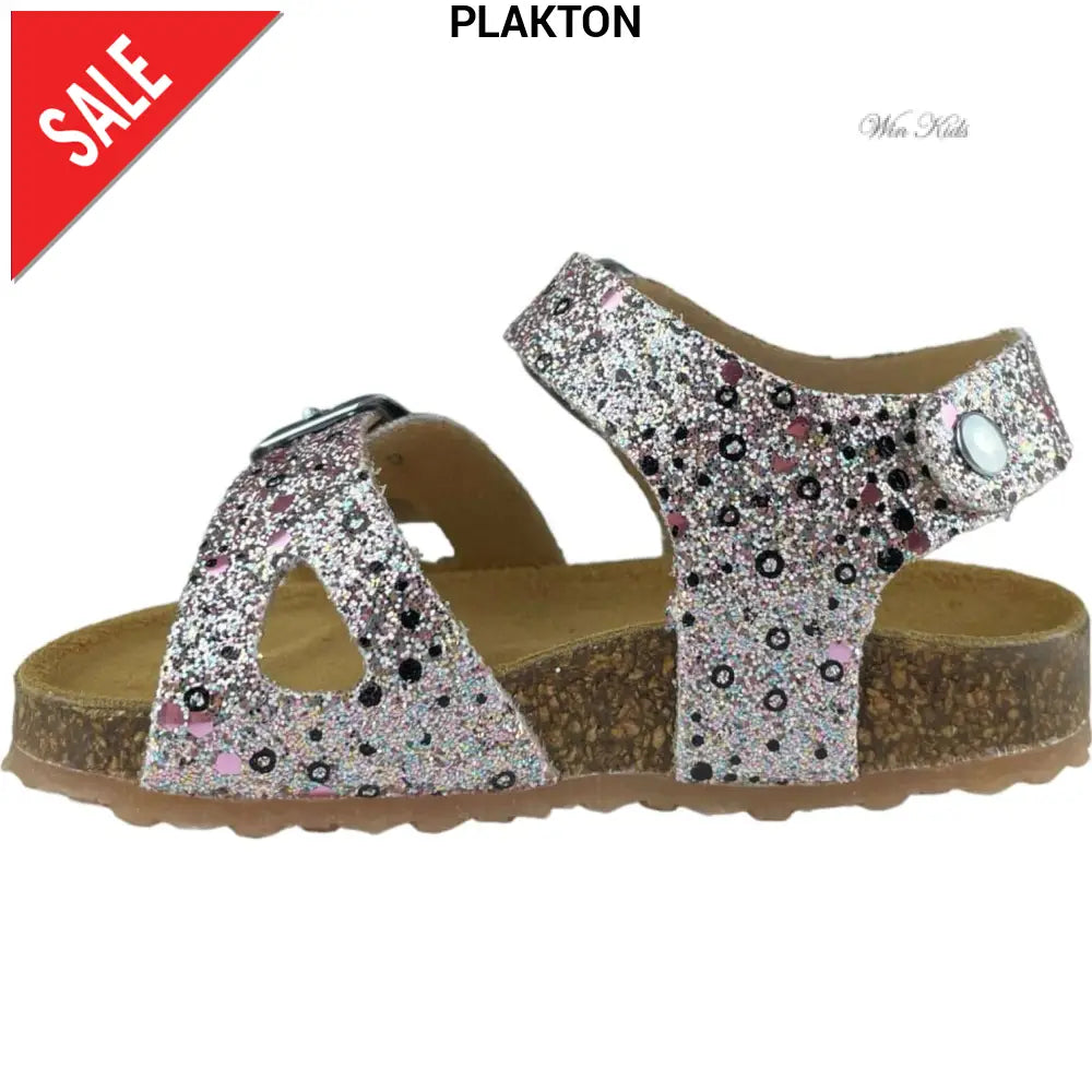 Sandali PLAKTON bambina glitter multicolore 19 - 24 Sandali