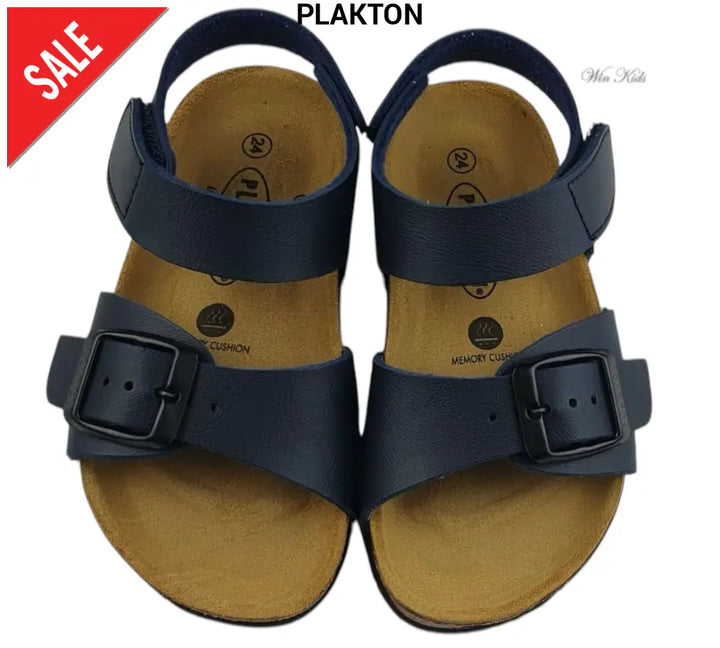 Sandali PLAKTON blu con fibbia e velcro 24 - 35 Sandali