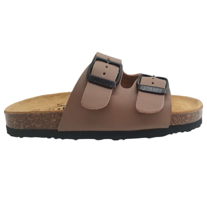 Sandali Bio Bambino Bambina PLAKTON Ciabatta Visone – Taglie 28-35