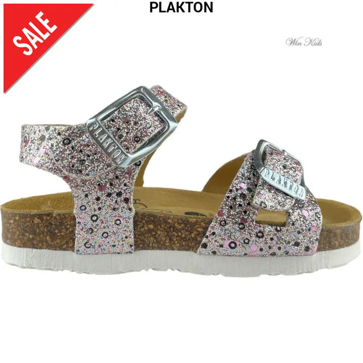 Sandali PLAKTON glitterati multicolore 24 - 35 Sandali