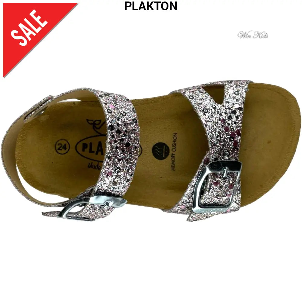 Sandali PLAKTON glitterati multicolore 24 - 35 Sandali