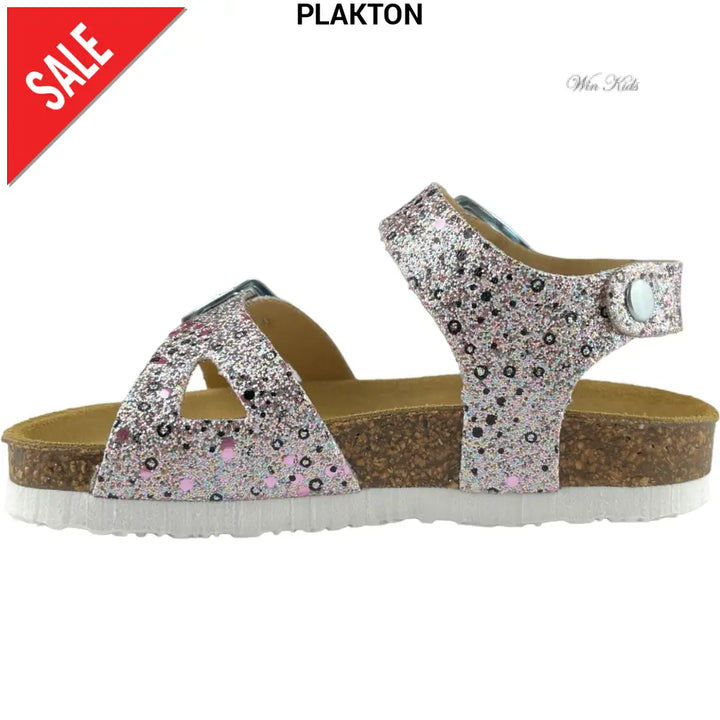 Sandali PLAKTON glitterati multicolore 24 - 35 Sandali