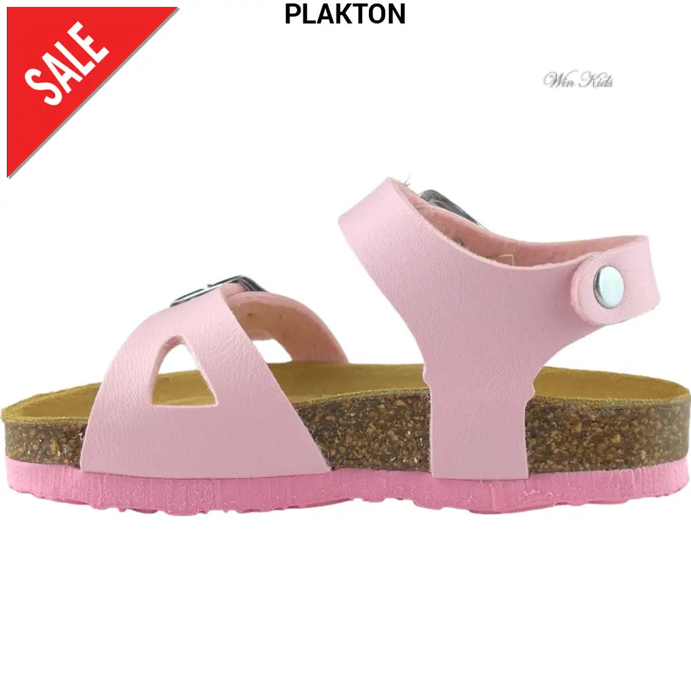 Sandali PLAKTON in ecopelle rosa 24 - 35 Sandali