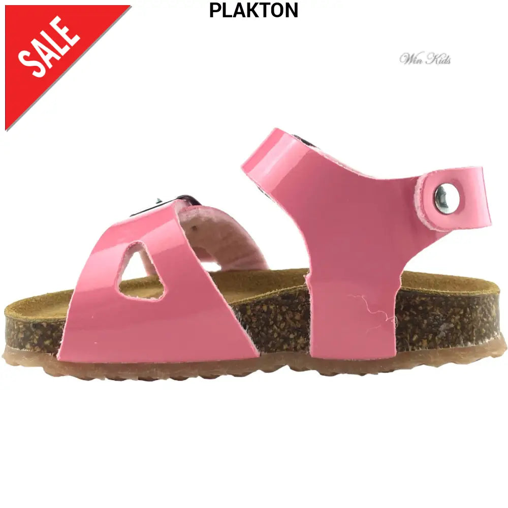Sandali PLAKTON in vernice rosa 19 - 24 Sandali
