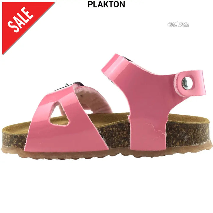 Sandali PLAKTON in vernice rosa 19 - 24 Sandali