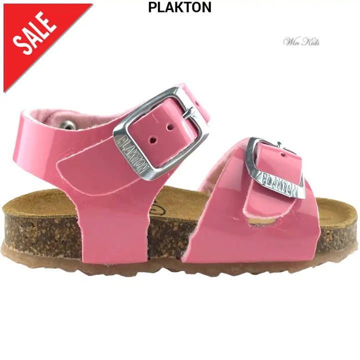 Sandali PLAKTON in vernice rosa 19 - 24 Sandali