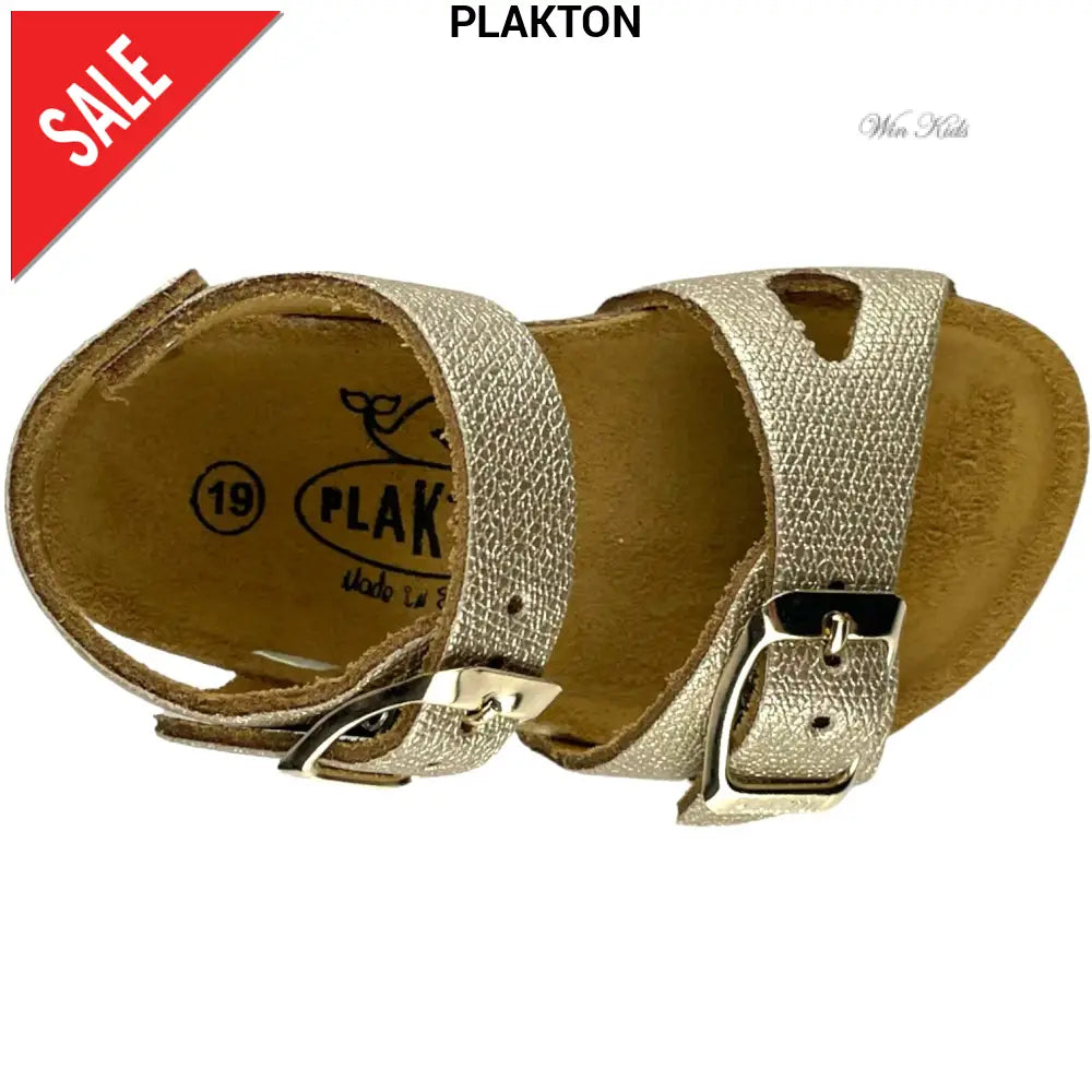 Sandali PLAKTON oro 19 - 24 Sandali