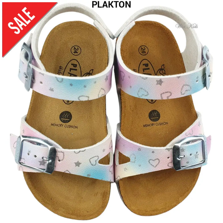 Sandali PLAKTON per bambina arcobaleno 24 - 35 Sandali