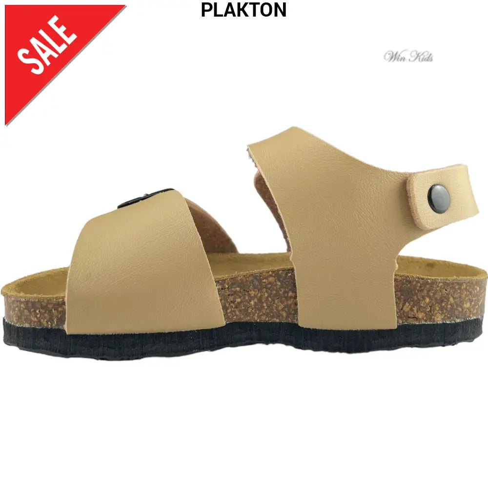 Sandali PLAKTON per bambini beige dal 24 al 35 Sandali