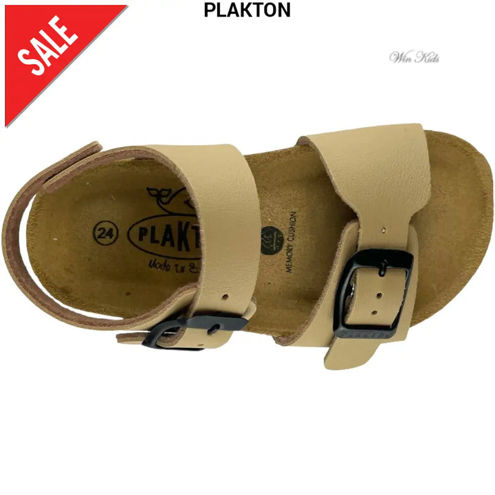 Sandali PLAKTON per bambini beige dal 24 al 35 Sandali