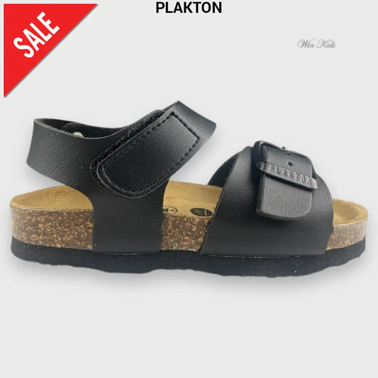 Sandali PLAKTON per bambini nero con velcro dal 24 al 35 Sandali