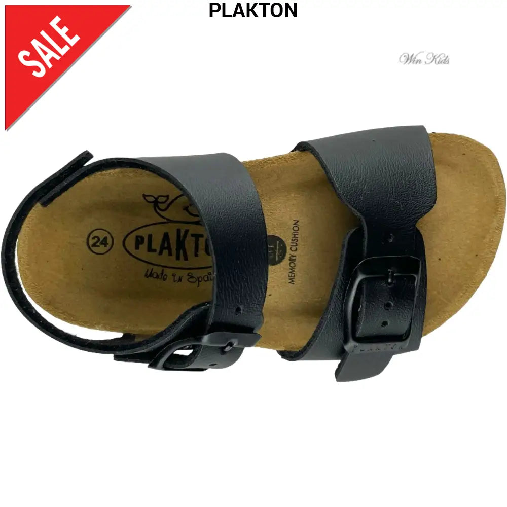 PLAKTON sandals for children black from 24 to 35 Sandals