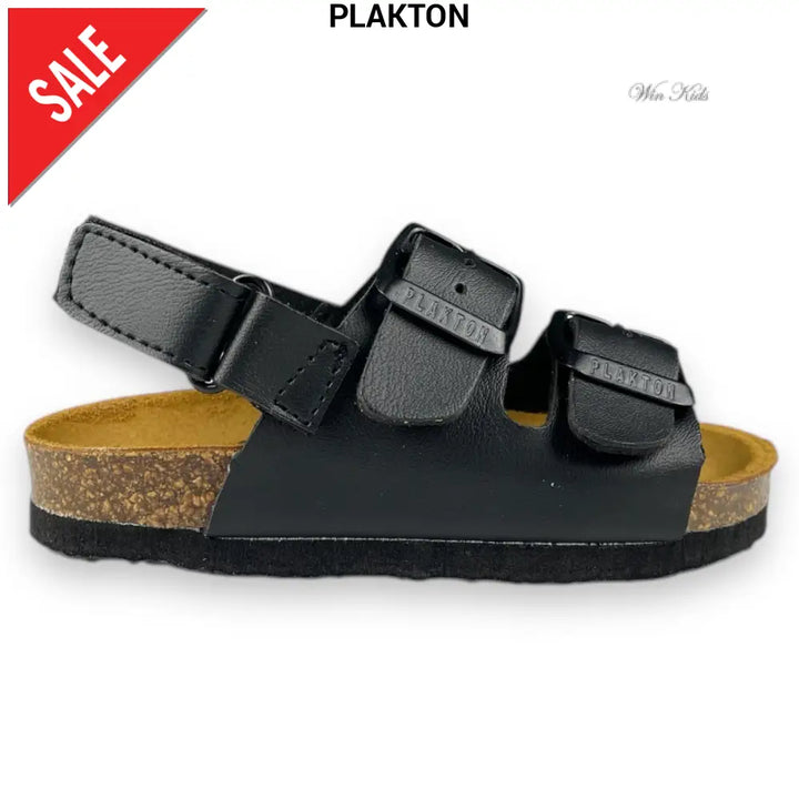 Sandali PLAKTON per bambini nero dal 24 al 35 Sandali