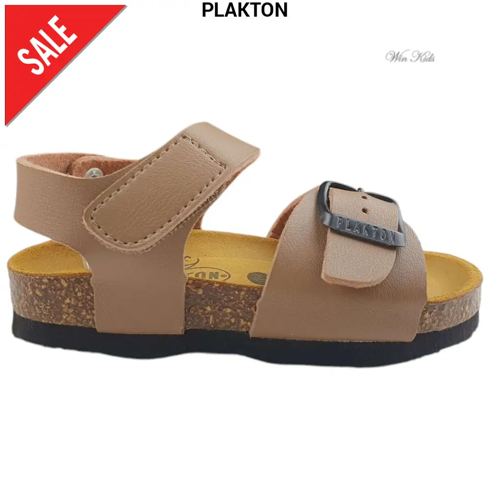 Sandálias de vison PLAKTON com fivela e velcro 24 - 35 Sandálias