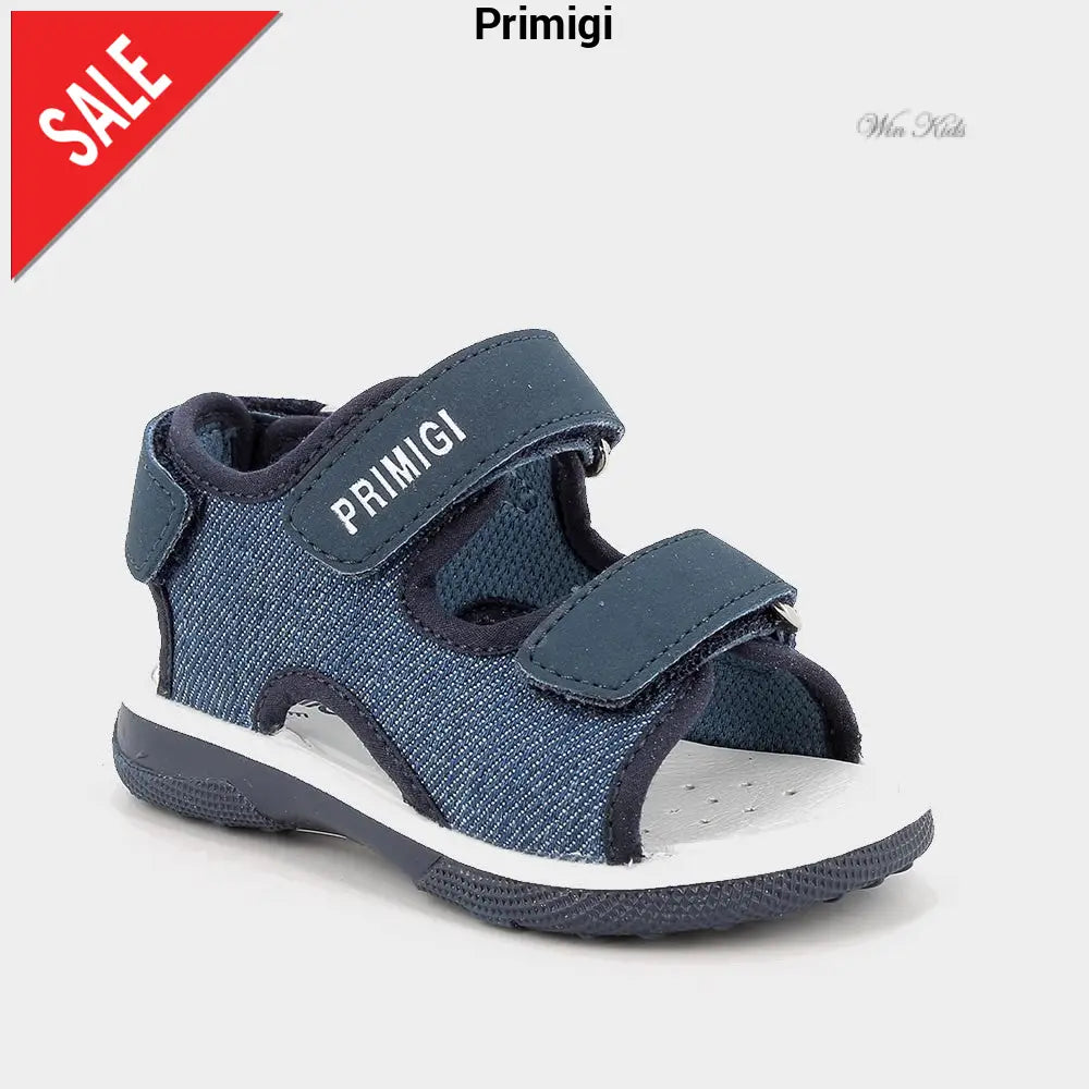 Sandali PRIMIGI bambino jeans doppio velcro dal 19 al 26 Sandali