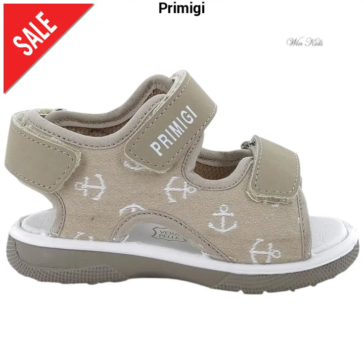 Sandali PRIMIGI primi passi beige con ancorette 19 - 26 Sandali