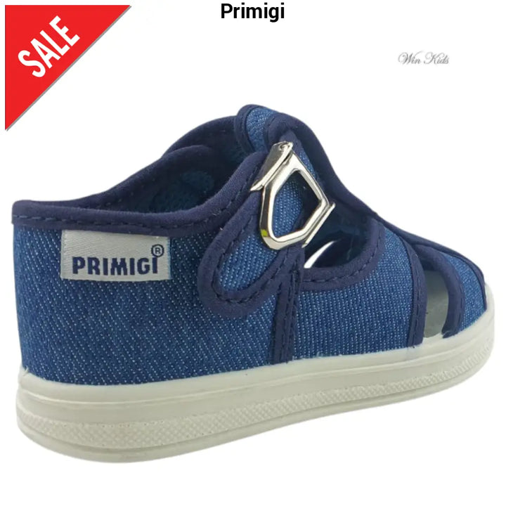 Sandali PRIMIGI primi passi modello ragnetto in tessuto jeans 19 - 26 Sandali