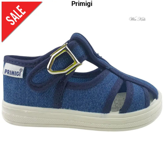 Sandali PRIMIGI primi passi modello ragnetto in tessuto jeans 19 - 26 Sandali