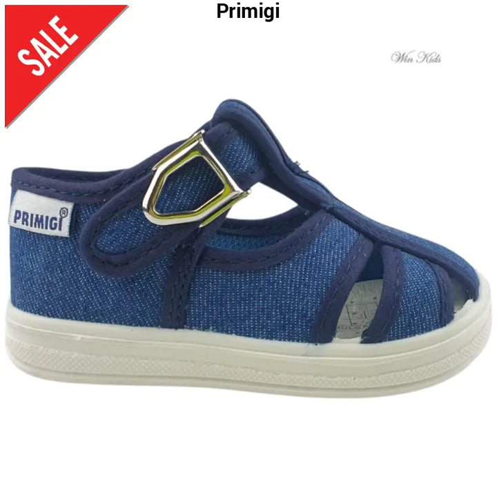 Sandali PRIMIGI primi passi modello ragnetto in tessuto jeans 19 - 26 Sandali