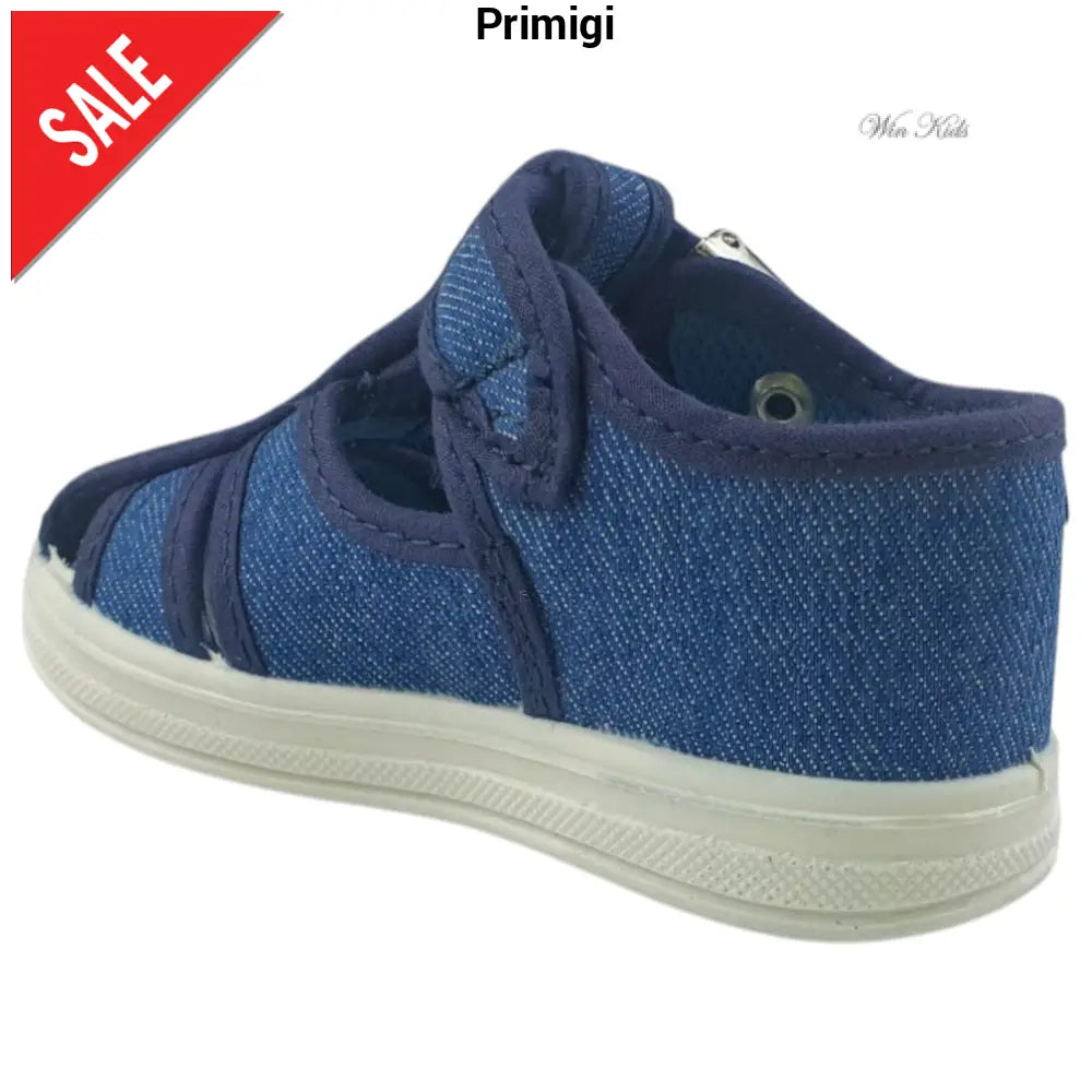 Sandali PRIMIGI primi passi modello ragnetto in tessuto jeans 19 - 26 Sandali