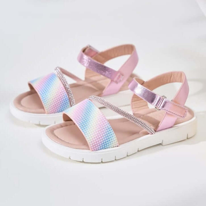 Sandali by Sofia rosa e arcobaleno taglie 25 - 36