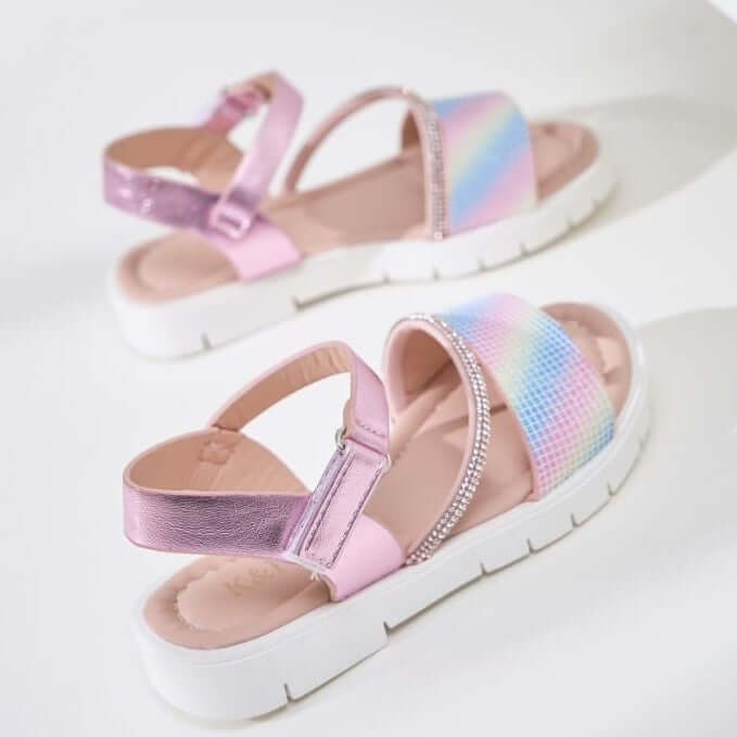 Sandali by Sofia rosa e arcobaleno taglie 25 - 36