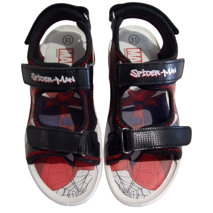 Sandali Marvel Spider-Man nero con strappo e luci taglie 31-32