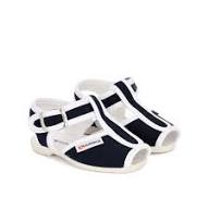 Sandali Superga 1200 Blu Unisex | Primi Passi Flessibili Antiscivolo