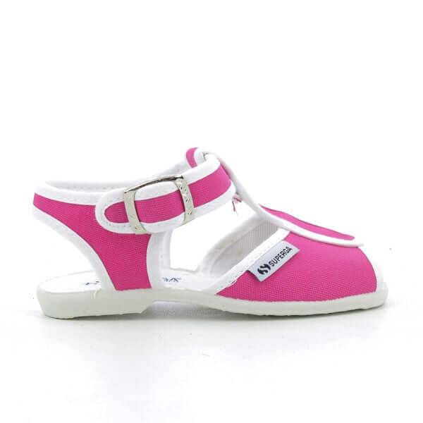 Sandali Superga 1200 Fuxia Bambina | Primi Passi Flessibili Antiscivolo
