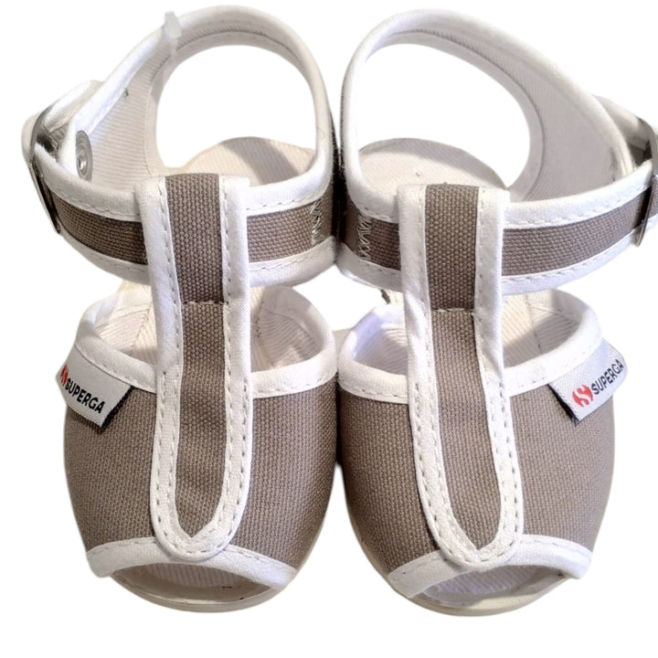 Superga 1200 Gray Unisex Sandals | Non-slip Flexible First Steps