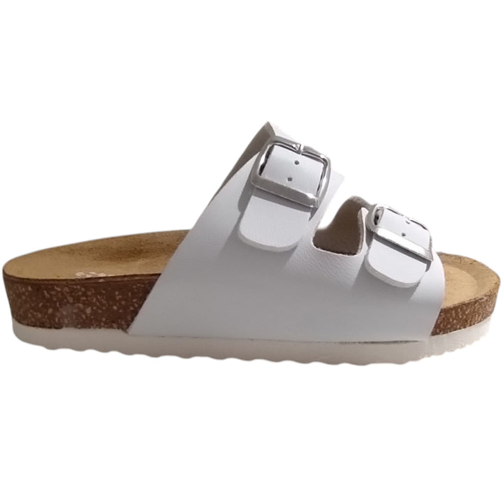 Sandali SUPERGA bianco modello ciabatta Made in Italy taglie 30 - 35