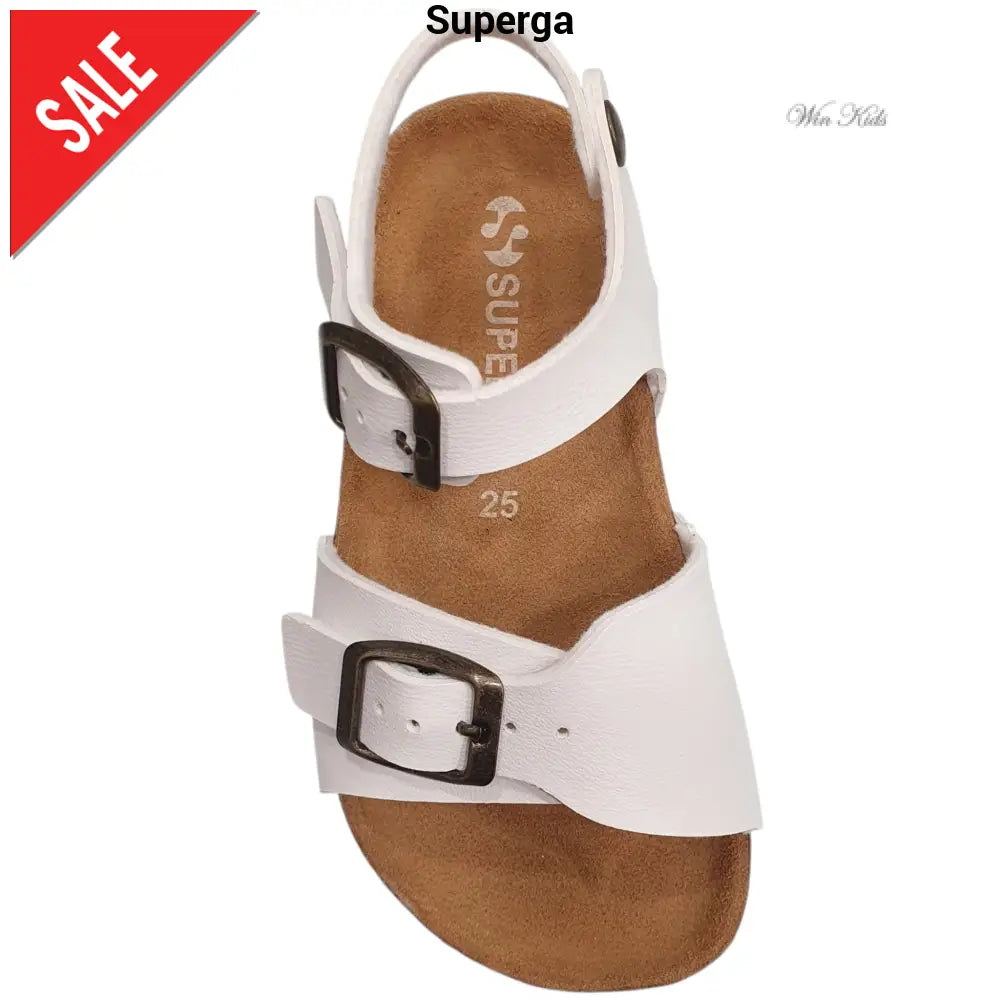 Sandali SUPERGA modello bio bianco 24 - 29 Sandali