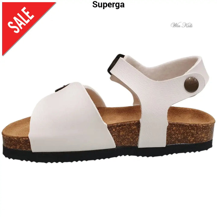 Sandali SUPERGA modello bio bianco 24 - 29 Sandali