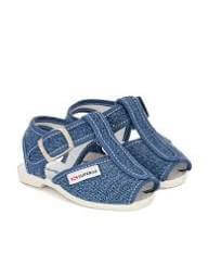 Sandali Superga 1200 Jeans Unisex | Primi Passi Flessibili Antiscivolo