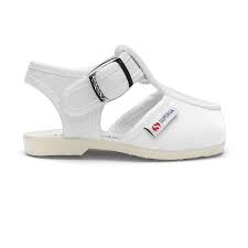 Sandali Superga 1200 Bianco Unisex | Primi Passi Flessibili Antiscivolo