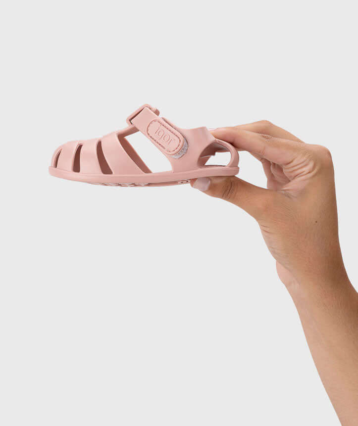 Sandali Barefoot Bambina Igor Nemo Solid Rosa | Flessibili Primi Passi | Taglie 19-25