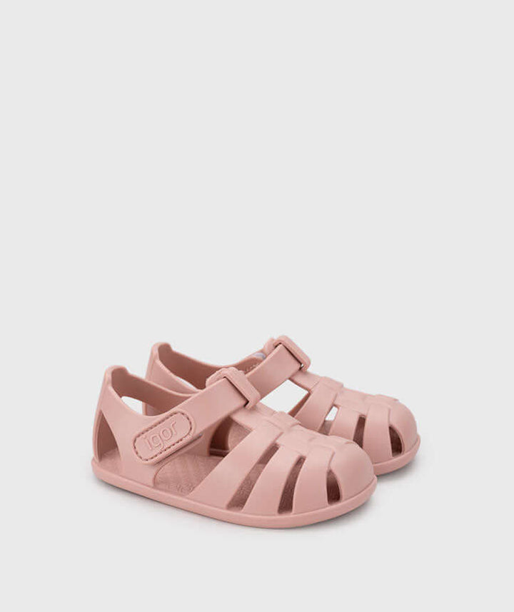 Sandali Barefoot Bambina Igor Nemo Solid Rosa | Flessibili Primi Passi | Taglie 19-25