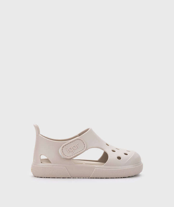 Sandali Mare Bambino Bambina Igor Surfi Beige | Velcro Morbidi Antiscivolo | Taglie 20-26