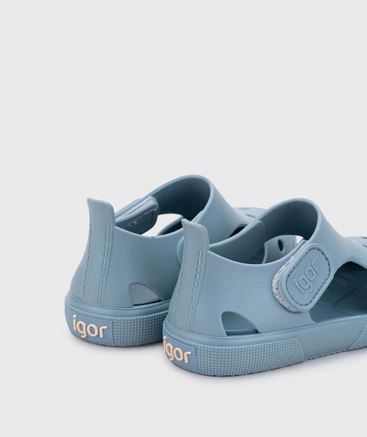 Sandali Mare Bambino Bambina Igor Surfi Blu | Velcro Morbidi Antiscivolo | Taglie 20-26