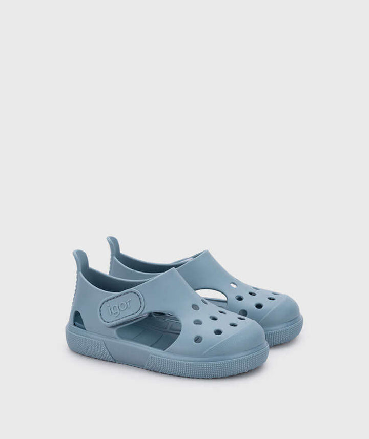 Sandali Mare Bambino Bambina Igor Surfi Blu | Velcro Morbidi Antiscivolo | Taglie 20-26